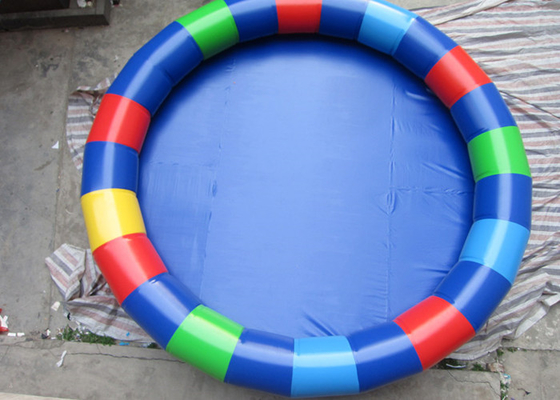 Porcellana stagno di acqua gonfiabile rotondo del diametro 10m, piscina gonfiabile per i bambini fornitore