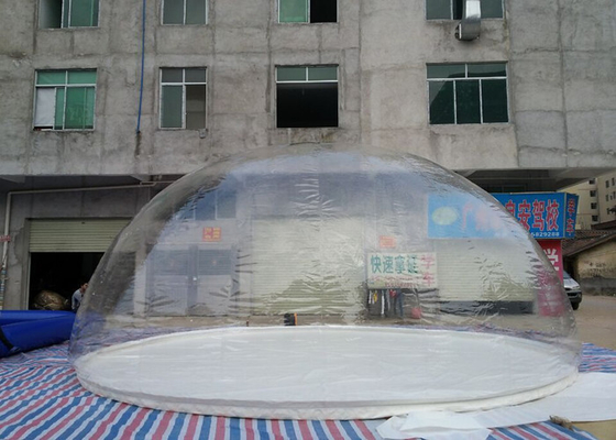 Porcellana Il logo su ordinazione ha stampato la tenda trasparente gonfiabile della bolla del diametro di 8m per annunciare fornitore