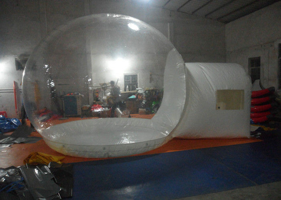 Porcellana Camera trasparente bianca della tenda della bolla del diametro di 4m per la tenda dell'albero bolla/di campeggio fornitore