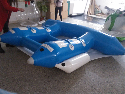 Porcellana Barca di banana verde blu degli sport acquatici del PVC di 0.9mm 4m * 3m/3m*2.3 m. fornitore