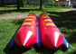 Barca di banana gonfiabile del pesce volante del parco gonfiabile stupefacente dell'acqua con due tubi 16 sedili fornitore
