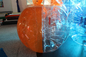 Palla matta umana CE/UL di calcio gonfiabile arancio della bolla approvata fornitore