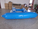 Barca di banana verde blu degli sport acquatici del PVC di 0.9mm 4m * 3m/3m*2.3 m. fornitore