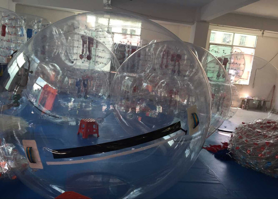Porcellana Saldatura a caldo delle palle di camminata dell'acqua gonfiabile trasparente con il PVC di 0.8mm fornitore