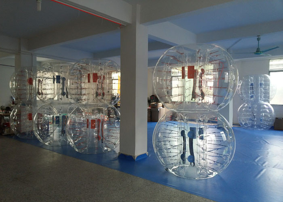 Porcellana Palle umane della bolla di dimensione di TPU di calcio gonfiabile durevole della bolla per gli adulti fornitore