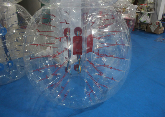 Porcellana Calcio gonfiabile a prova di fuoco della palla della bolla di sport stupefacente per i giochi di squadra fornitore