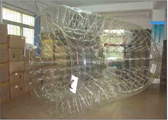Porcellana Palla di rullo gonfiabile dell'acqua del diametro dell'entrata trasparente di 1.5m per gli adulti fornitore