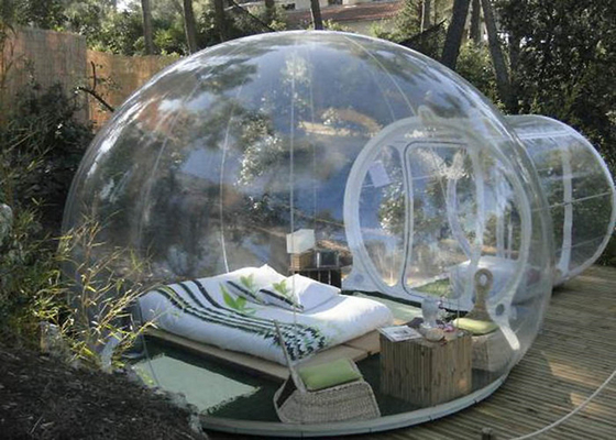 Porcellana Tenda trasparente impermeabile della bolla, tenda di campeggio gonfiabile all'aperto della bolla fornitore