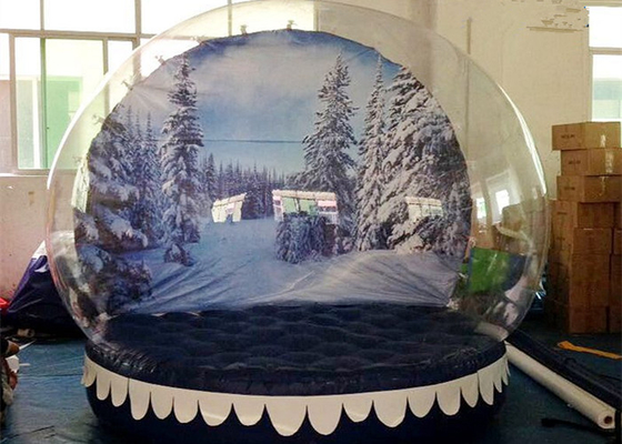 Porcellana Tenda gonfiabile personale della cupola dei globi della neve di Natale chiara all'aperto fornitore