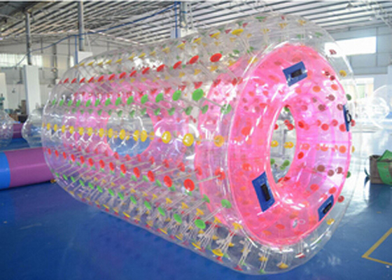 Porcellana Rullo gonfiabile rosa 2.4m*2.2m*1.6m, giocattoli gonfiabili dell'acqua dell'acqua per il lago fornitore